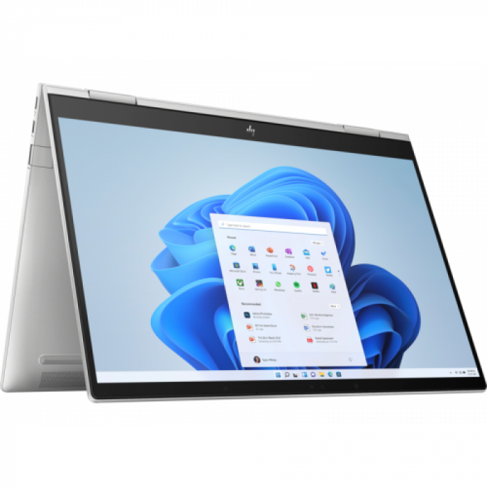 Laptop 2-in-1 HP ENVY x360 13-bf0014nn, Intel Core i7-1250U, 13.3inch Touch, RAM 16GB, SSD 1TB, Intel Iris Xe Graphics, Windows 11, Natural Silver