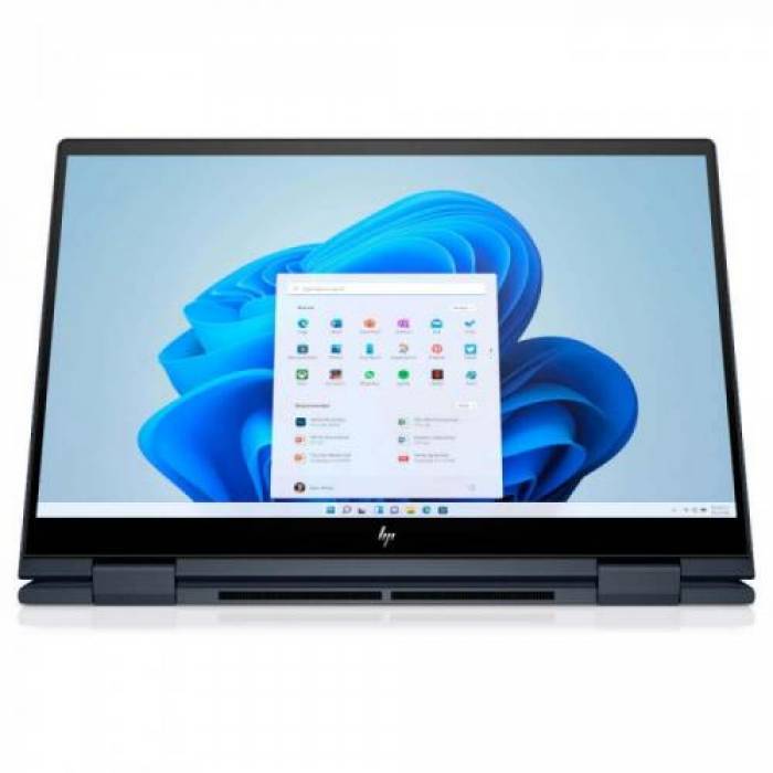 Laptop 2-in-1 HP ENVY x360 13-bf0019nn, Intel Core i5-1230U, 13.3inch Touch, RAM 16GB, SSD 512TB, Intel Iris Xe Graphics, Windows 11, Space Blue