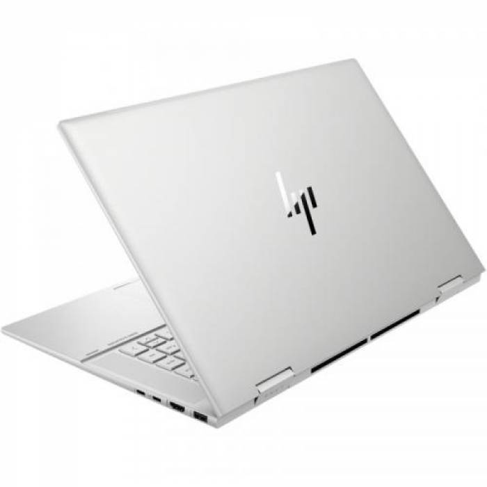 Laptop 2-in-1 HP ENVY x360 15-ew0005nn, 15.6inch Touch, Intel Core i7-1255U, RAM 16GB, SSD 1TB, nVidia GeForce RTX 2050 4GB, Windows 11, Silver