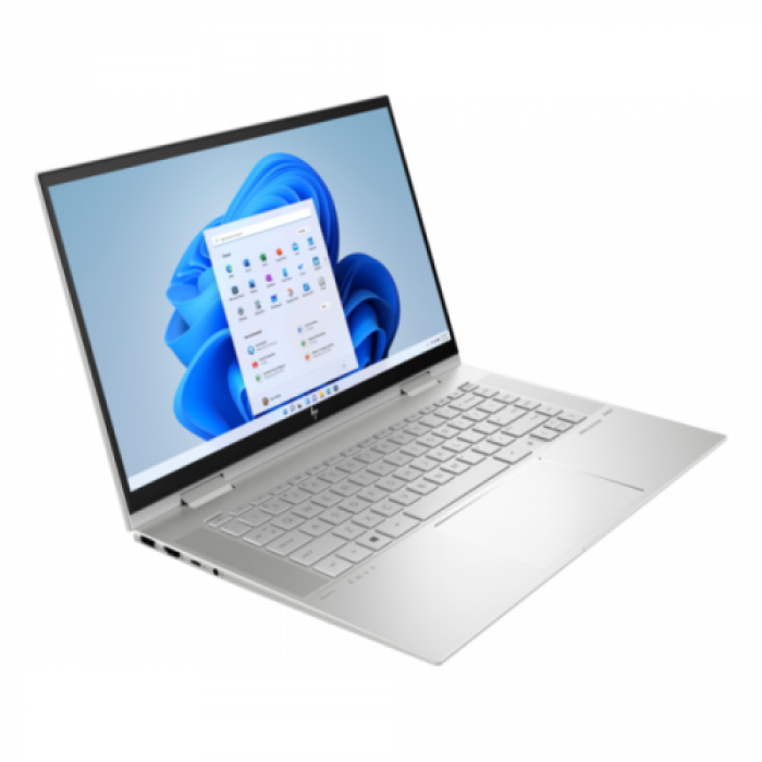 Laptop 2-in-1 HP ENVY x360 Convert 15-es1014nn, Intel Core i7-1165G7, 15.6inch Touch, RAM 16GB, SSD 512GB, Intel Iris Xe Graphics, Windows 11, Natural Silver