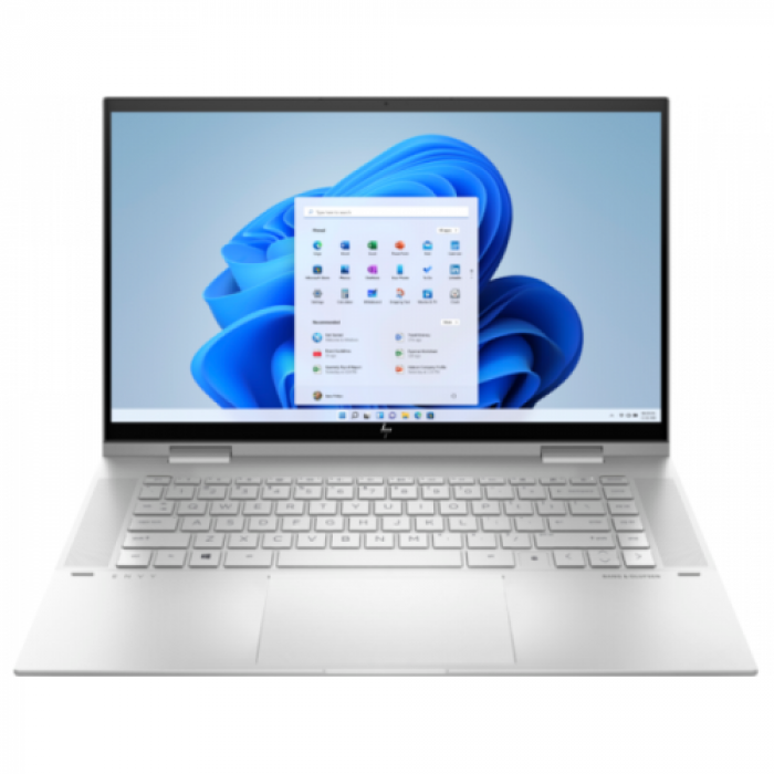 Laptop 2-in-1 HP ENVY x360 Convert 15-es1017nn, Intel Core i7-1195G7, 15.6inch Touch, RAM 8GB, SSD 512GB, Intel Iris Xe Graphics, Windows 11, Natural Silver