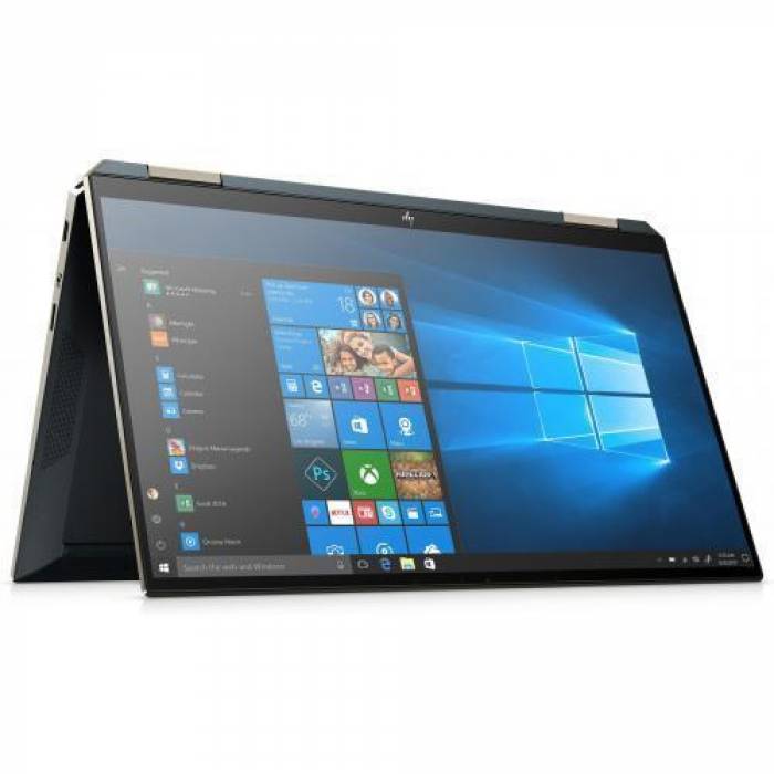 Laptop 2-in-1 HP Spectre x360 13-aw2053nn, Intel Core i5-1135G7, 13.3inch Touch, RAM 8GB, SSD 512GB, Intel Iris Xe Graphics, Windows 10, Nightfall Black