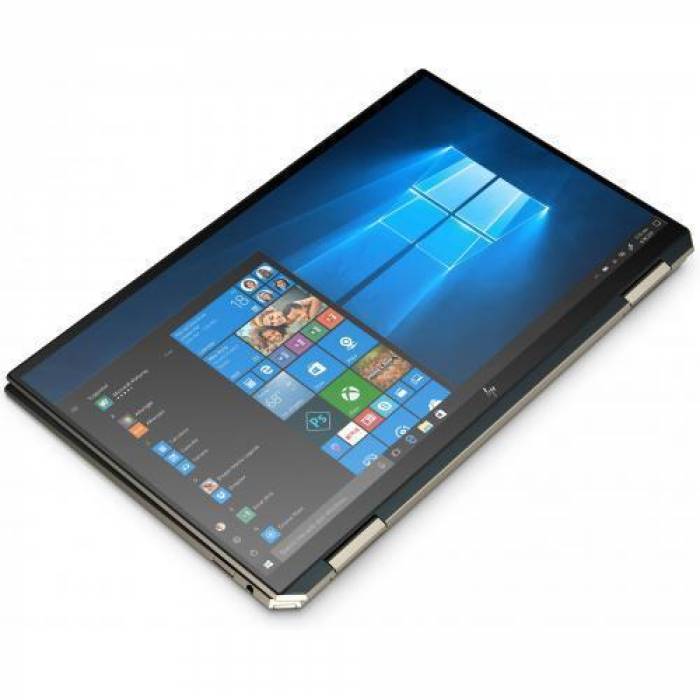 Laptop 2-in-1 HP Spectre x360 13-aw2053nn, Intel Core i5-1135G7, 13.3inch Touch, RAM 8GB, SSD 512GB, Intel Iris Xe Graphics, Windows 10, Nightfall Black