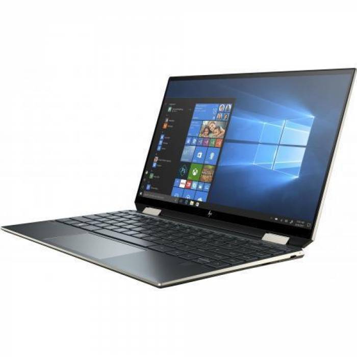 Laptop 2-in-1 HP Spectre x360 13-aw2053nn, Intel Core i5-1135G7, 13.3inch Touch, RAM 8GB, SSD 512GB, Intel Iris Xe Graphics, Windows 10, Nightfall Black