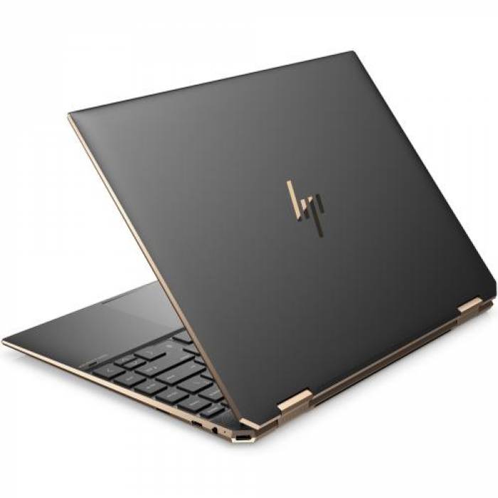 Laptop 2-in-1 HP Spectre x360 14-ea0059nn, Intel Core i7-1165G7, 13.5inch Touch, RAM 16GB, SSD 1TB, Intel Iris Xe Graphics, Windows 10, Black