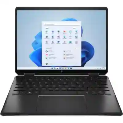 Laptop 2-in-1 HP Spectre x360 14-ef0035nn, 13.5inch Touch, Intel Core i5-1235U, RAM 16GB, SSD 512GB, Intel Iris Xe Graphics, Windows 11, Nightfall Black