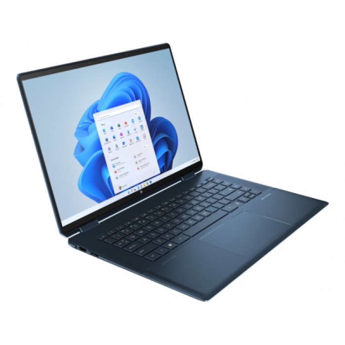 Laptop 2-in-1 HP Spectre x360 16-f1005nn, Intel Core i7-12700H, 16inch Touch, RAM 16GB, SSD 2TB, Intel Iris Xe GraphicsWindows 11, Nightfall Blue