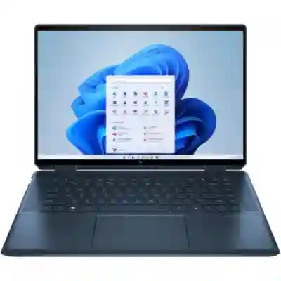 Laptop 2-in-1 HP Spectre x360 16-f1013nn, Intel Core i7-12700H, 16inch Touch, RAM 16GB, SSD 512GB, Intel Iris Xe Graphics, Windows 11, Nocturne Blue