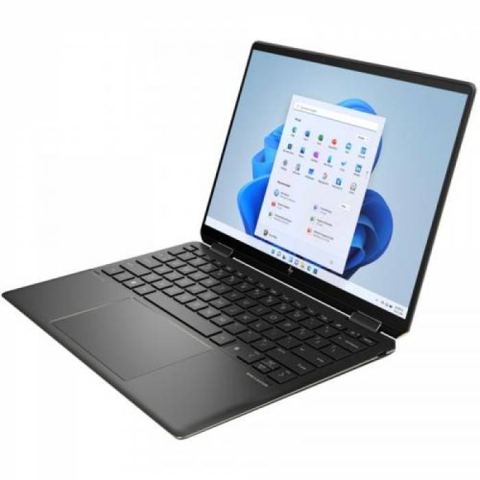 Laptop 2-in-1 HP Spectre x360, Intel Core i5-1235U, 16inch Touch, RAM 16GB, SSD 1TB, Intel Iris Xe Graphics, Windows 11, Black