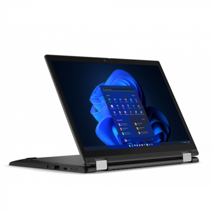 Laptop 2-in-1 Lenovo ThinkPad L13 Yoga Gen3, Intel Core i7-1255U, 13.3inch Touch, RAM 16GB, SSD 512GB, Intel Iris Xe Graphics, Windows 11 Pro, Thunder Black