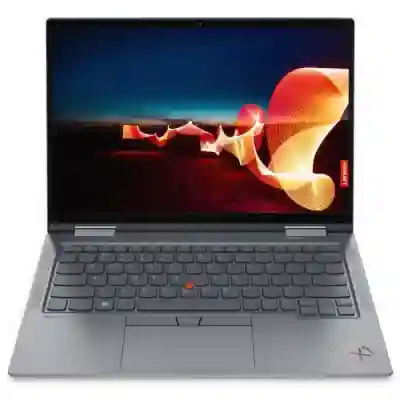Laptop 2-in-1 Lenovo ThinkPad X1 Yoga (6th Gen), Intel Core i7-1165G7, 14inch Touch, RAM 16GB, SSD 512GB, Intel Iris Xe Graphics, Windows 10 Pro, Storm Grey