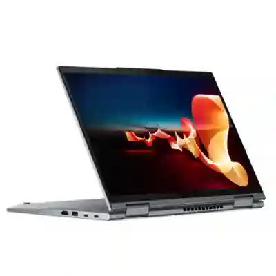 Laptop 2-in-1 Lenovo ThinkPad X1 Yoga Gen 7, Intel Core i7-1260P, 14inch, RAM 16GB, SSD 512GB, Intel Iris Xe Graphics, Windows 11 Pro, Storm Grey
