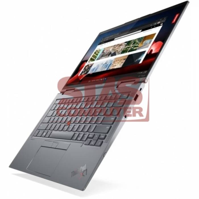 Laptop 2-in-1 Lenovo ThinkPad X1 Yoga Gen 7, Intel Core i7-1355U, 14inch Touch, RAM 32GB, SSD 1TB, Intel Iris Xe Graphics, Windows 11 Pro, Storm Grey