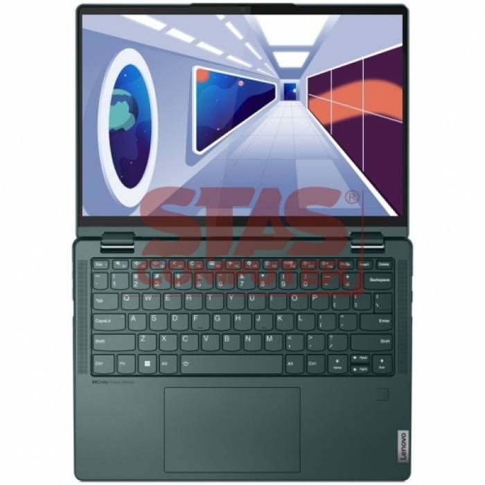 Laptop 2-in-1 Lenovo Yoga 6 13ABR8, AMD Ryzen 7 7730U, 13.3inch Touch, RAM 16GB, SSD 512GB, AMD Radeon Graphics, Windows 11, Dark Teal