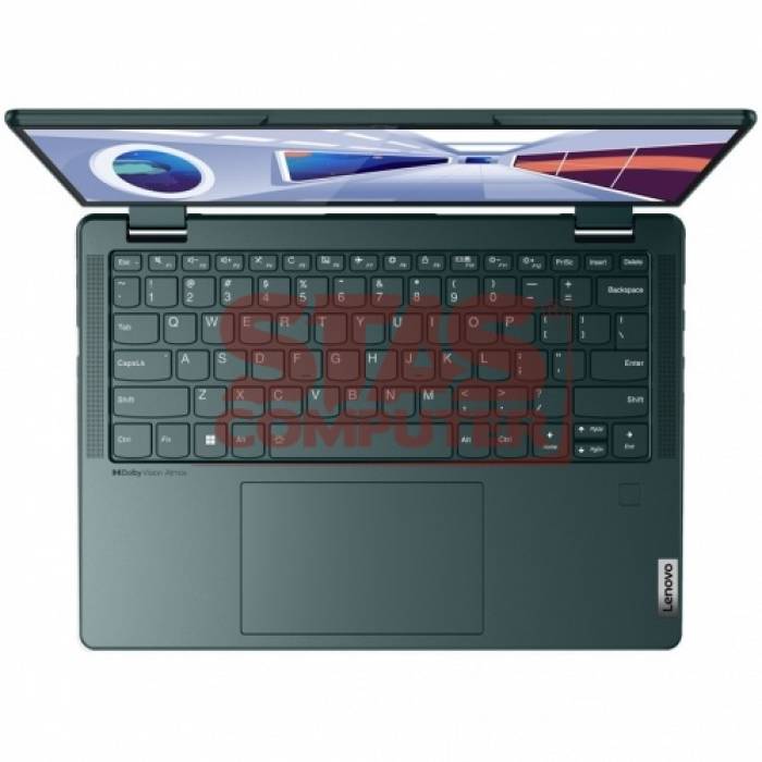 Laptop 2-in-1 Lenovo Yoga 6 13ABR8, AMD Ryzen 7 7730U, 13.3inch Touch, RAM 16GB, SSD 512GB, AMD Radeon Graphics, Windows 11, Dark Teal