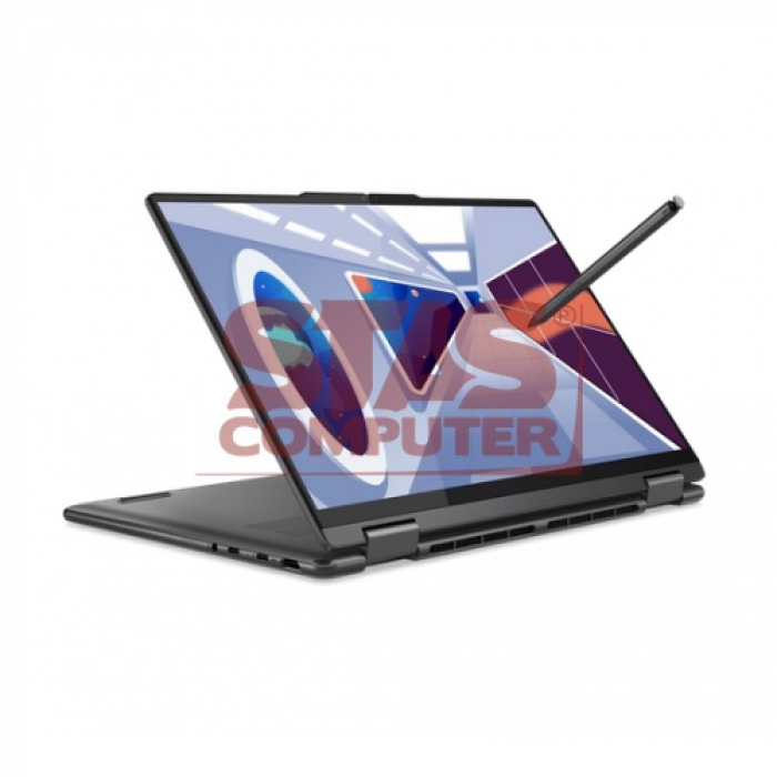 Laptop 2-in-1 Lenovo Yoga 7 14ARP8, AMD Ryzen 7 7735U, 14inch Touch, RAM 16GB, SSD 1TB, AMD Radeon 680M Graphics, Windows 11, Storm Grey