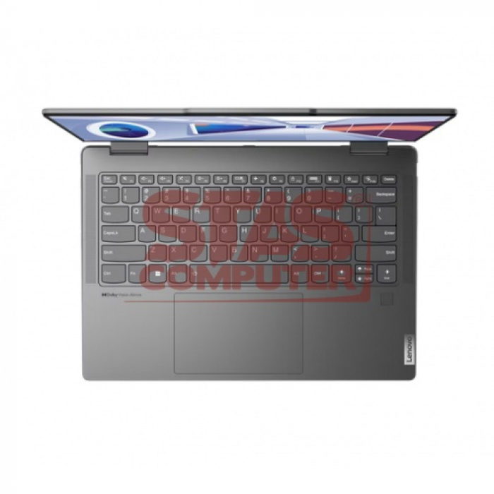 Laptop 2-in-1 Lenovo Yoga 7 14ARP8, AMD Ryzen 7 7735U, 14inch Touch, RAM 16GB, SSD 512GB, AMD Radeon 680M Graphics, Windows 11, Storm Grey