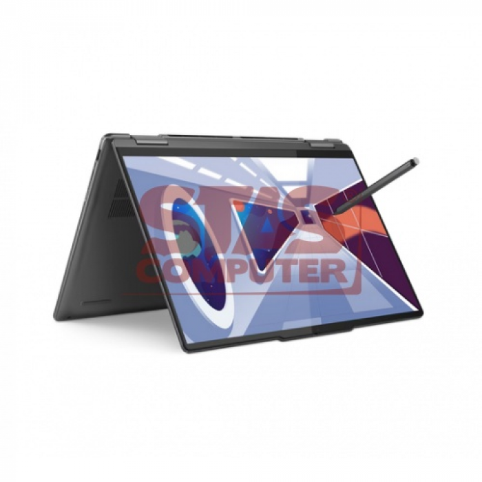 Laptop 2-in-1 Lenovo Yoga 7 14ARP8, AMD Ryzen 7 7735U, 14inch Touch, RAM 16GB, SSD 512GB, AMD Radeon 680M Graphics, Windows 11, Storm Grey