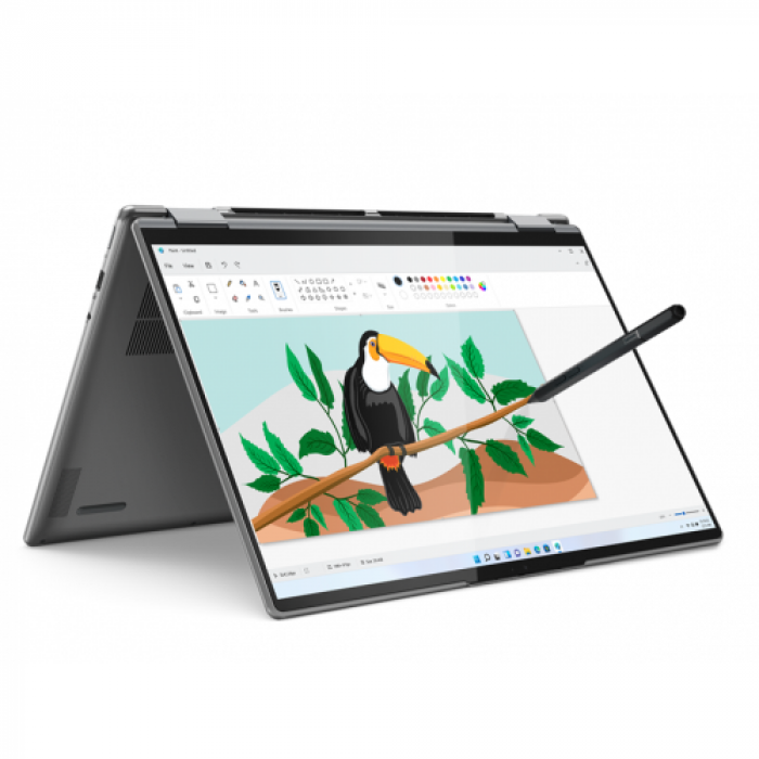 Laptop 2-in-1 Lenovo Yoga 7 16IAH7, Intel Core i5-12500H, 16inch Touch, RAM 16GB, SSD 512GB, Intel Arc A370M 4GB, Windows 11, Arctic Grey