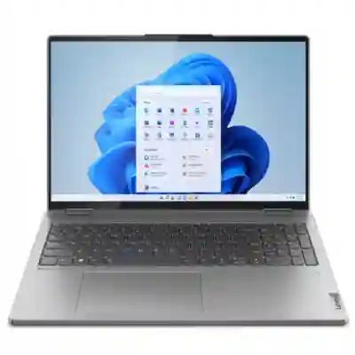 Laptop 2-in-1 Lenovo Yoga 7 16IAH7, Intel Core i5-12500H, 16inch Touch, RAM 16GB, SSD 512GB, Intel Arc A370M 4GB, Windows 11, Arctic Grey