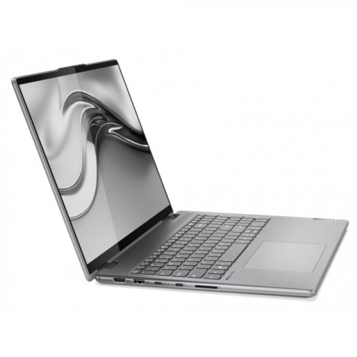 Laptop 2-in-1 Lenovo Yoga 7 16IAH7, Intel Core i5-12500H, 16inch Touch, RAM 16GB, SSD 512GB, Intel Arc A370M 4GB, Windows 11, Arctic Grey