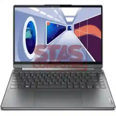 Laptop 2-in-1 Lenovo Yoga 9 14IRP8, Intel Core i7-1360P, 14inch 4K (3840x2400) OLED Touch, RAM 16GB, SSD 1TB, Intel Iris Xe Graphics, Windows 11 Pro, Storm Grey