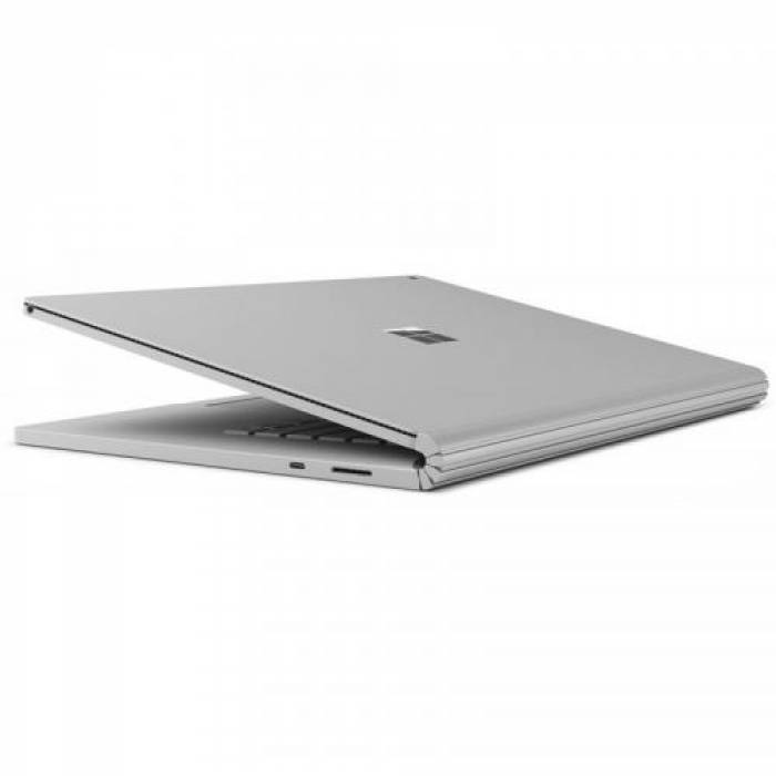 Laptop 2-in-1 Microsoft Surface Book 2 HNR-00030, Intel Core i7-8650U, 15inch Touch, RAM 16GB, SSD 256GB, nVidia GeForce GTX 1060 6GB, Windows 10 Pro, Silver