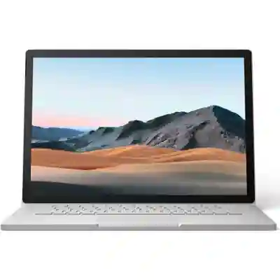 Laptop 2-in-1 Microsoft Surface Book 3, Intel Core i7-1065G7, 15inch Touch, RAM 16GB, SSD 256GB, nVidia GeForce GTX 1660 Ti 6GB, Windows 10, Platinum