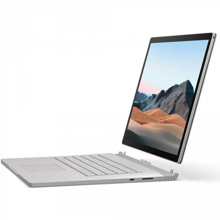 Laptop 2-in-1 Microsoft Surface Book 3, Intel Core i7-1065G7, 15inch Touch, RAM 32GB, SSD 512GB, nVidia GeForce GTX 1660 Ti 6GB, Windows 10, Platinum