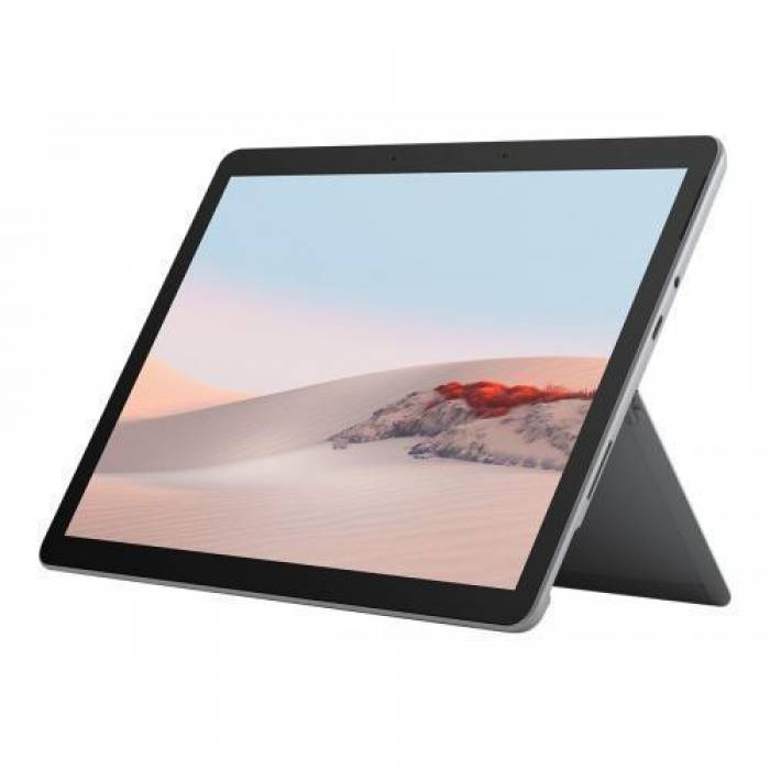 Laptop 2-in-1 Microsoft Surface GO 2 STZ-00003, Intel Pentium Gold 4425Y, 10.5inch Touch, RAM 4GB, eMMC 64GB, Intel UHD Graphics 615, Windows 10 Pro, Platinum