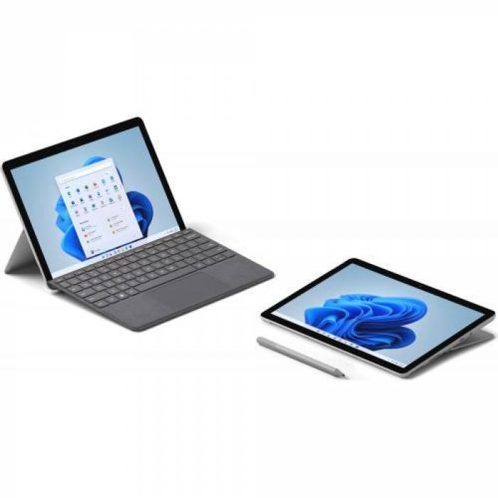 Laptop 2-in-1 Microsoft Surface Go 3 8V6-00003, Intel Pentium Gold 6500Y, 10.5inch Touch, RAM 4GB, eMMC 64GB, Intel UHD Graphics 615, Windows 11, Platinum