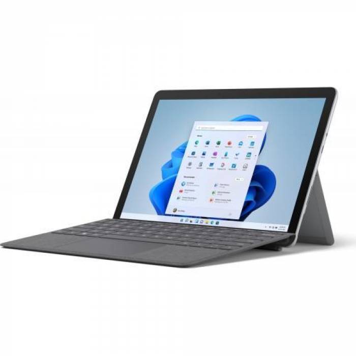 Laptop 2-in-1 Microsoft Surface Go 3 8VD-00033, Intel Core i3-10100Y, 10.5inch Touch, RAM 8GB, SSD 128, Intel UHD Graphics 615, Windows 10 Pro, Platinum