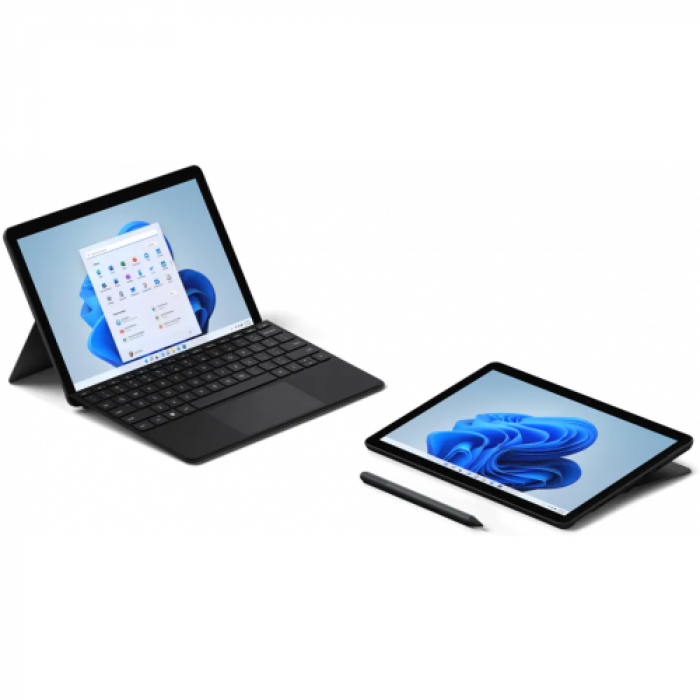 Laptop 2-in-1 Microsoft Surface Go 3 8VH-00017, Intel Core i3-10100Y, RAM 8GB, SSD 128GB, Intel UHD Graphics 615, Windows 11 S, Matte Black