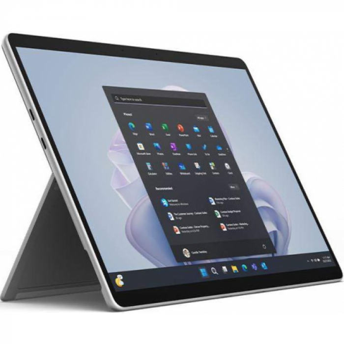 Laptop 2-in-1 Microsoft Surface Pro 9 RUB-00004, Microsoft SQ3, 13inch Touch, RAM 8GB, SSD 256GB, Intel Iris Xe Graphics, Windows 11 Pro, Platinum