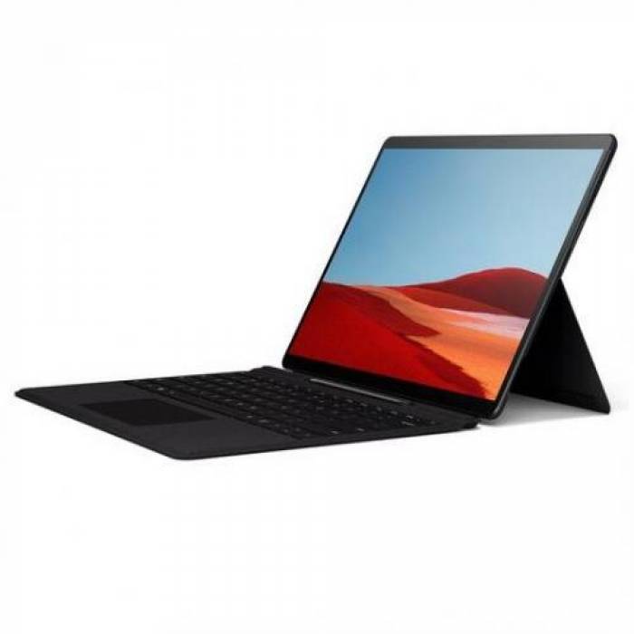 Laptop 2-in-1 Microsoft  Surface Pro X QFM-00003, Microsoft SQ1, 13inch Touch, RAM 16GB, SSD 256GB, LTE, Adreno 685, Windows 10, Black
