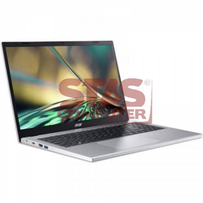 Laptop Acer Aspire 3 A315-24P, AMD Ryzen 3 7320U, 15.6inch, RAM 8GB, SSD 512GB, AMD Radeon 610M, No OS, Pure Silver