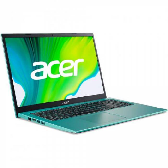 Laptop Acer Aspire 3 A315-35, Intel Celeron Quad Core N5100, 15.6inch, RAM 8GB, SSD 256GB, Intel UHD Graphics, No OS, Blue