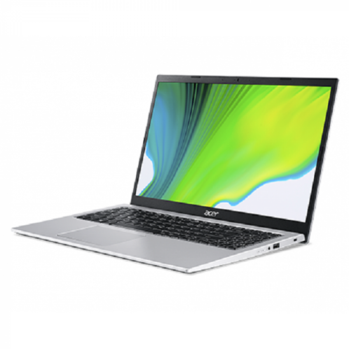 Laptop Acer Aspire 3 A315-35, Intel Pentium Silver N6000, 15.6inch, RAM 8GB, SSD 256GB, Intel UHD Graphics, Linux, Pure Silver