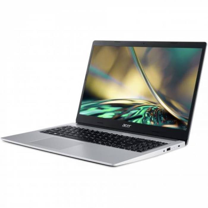 Laptop Acer Aspire 3 A315-43, AMD Ryzen 3 5300U, 15.6inch, RAM 8GB, SSD 512GB, AMD Radeon Graphics, Windows 11, Silver