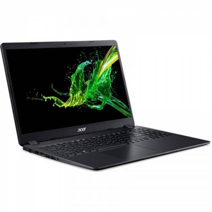 Laptop Acer Aspire 3 A315-56, Intel Core i3-1005G1, 15.6inch, RAM 8GB, SSD 512GB, Intel UHD Graphics, Windows 11, Black