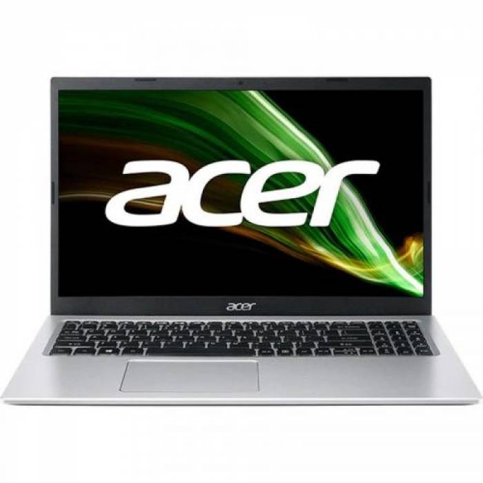 Laptop Acer Aspire 3 A315-58, Intel Core i5-1135G7, 15.6inch, RAM 8GB, SSD 512GB, Intel Iris Xe Graphics, No OS, Pure Silver