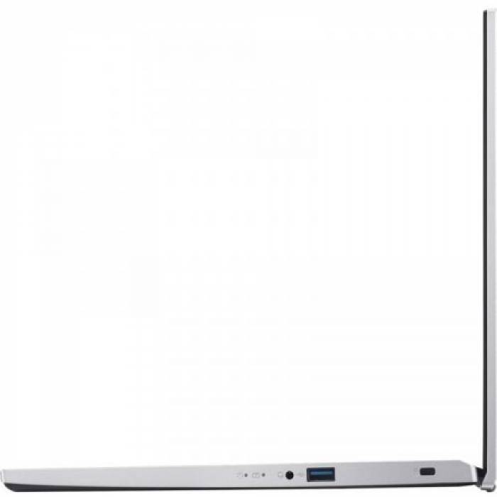 Laptop Acer Aspire 3 A315-59, Intel Core i5-1235U, 15.6inch, RAM 8GB, SSD 512GB, Intel Iris Xe Graphics, No OS, Pure Silver