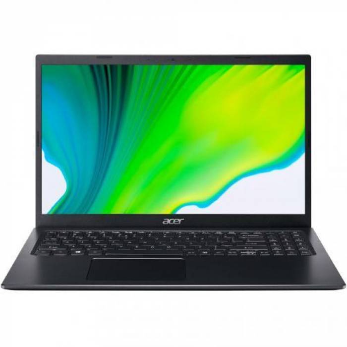 Laptop Acer Aspire 5 A515-56-51CP, Intel Core i5-1135G7, 15.6inch, RAM 8GB, SSD 512GB, Intel Iris Xe Graphics, Windows 11, Charcoal Black