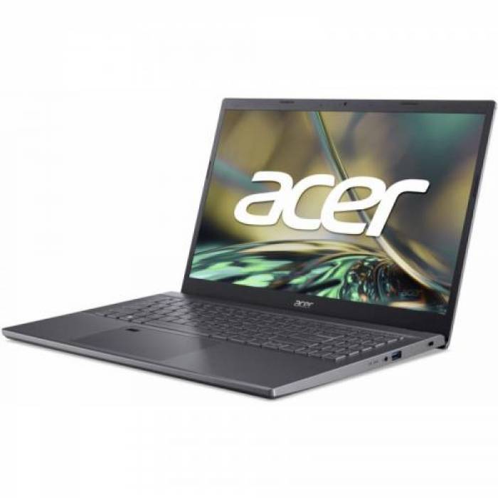 Laptop Acer Aspire 5 A515-57, Intel Core i7-1255U, 15.6inch, RAM 16GB, SSD 512GB, Intel Iris Xe Graphics, Windows 11, Silver