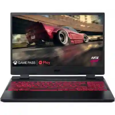 Laptop Acer Nitro 5 AN515-46, AMD Ryzen 7 6800H, 15.6inch, RAM 16GB, RAM 512GB, Nvidia GeForce RTX 3050 Ti 4GB, No OS, Obsidian Black