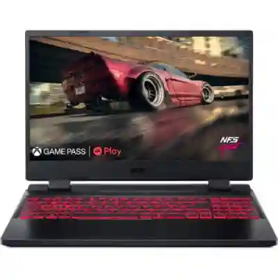 Laptop Acer Nitro 5 AN515-46, AMD Ryzen 7 6800H, 15.6inch, RAM 16GB, SSD 512GB, nVidia GeForce RTX 3050 4GB, No OS, Obsidian Black