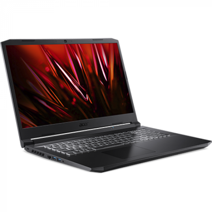 Laptop Acer Nitro 5 AN517-41-R11Z, AMD Ryzen 9 5900H, 17.3inch, RAM 16GB, SSD 512GB, nVidia GeForce RTX 3080 8GB, No OS, Shale Black