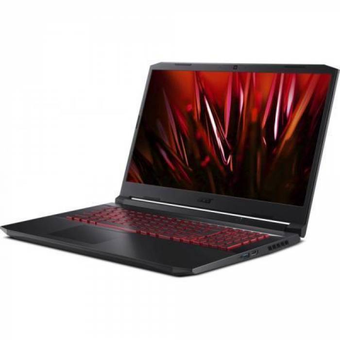 Laptop Acer Nitro 5 AN517-54, Intel Core i5-11400H, 17.3inch, RAM 16GB, SSD 512GB, nVidia GeForce RTX 3050 Ti 4GB, Windows 11, Shale Black