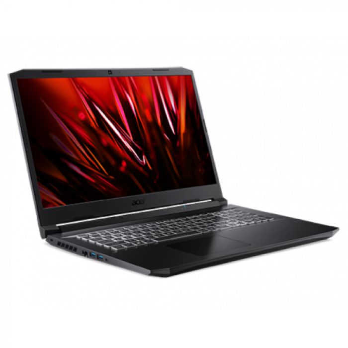 Laptop Acer Nitro 5 AN517-54, Intel Core i7-11800H, 17.3inch, RAM 16GB, SSD 512GB, nVidia GeForce RTX 3060 6GB, Linux, Shale Black