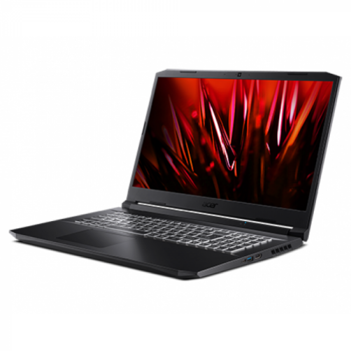 Laptop Acer Nitro 5 AN517-54, Intel Core i7-11800H, 17.3inch, RAM 16GB, SSD 512GB, nVidia GeForce RTX 3060 6GB, Linux, Shale Black